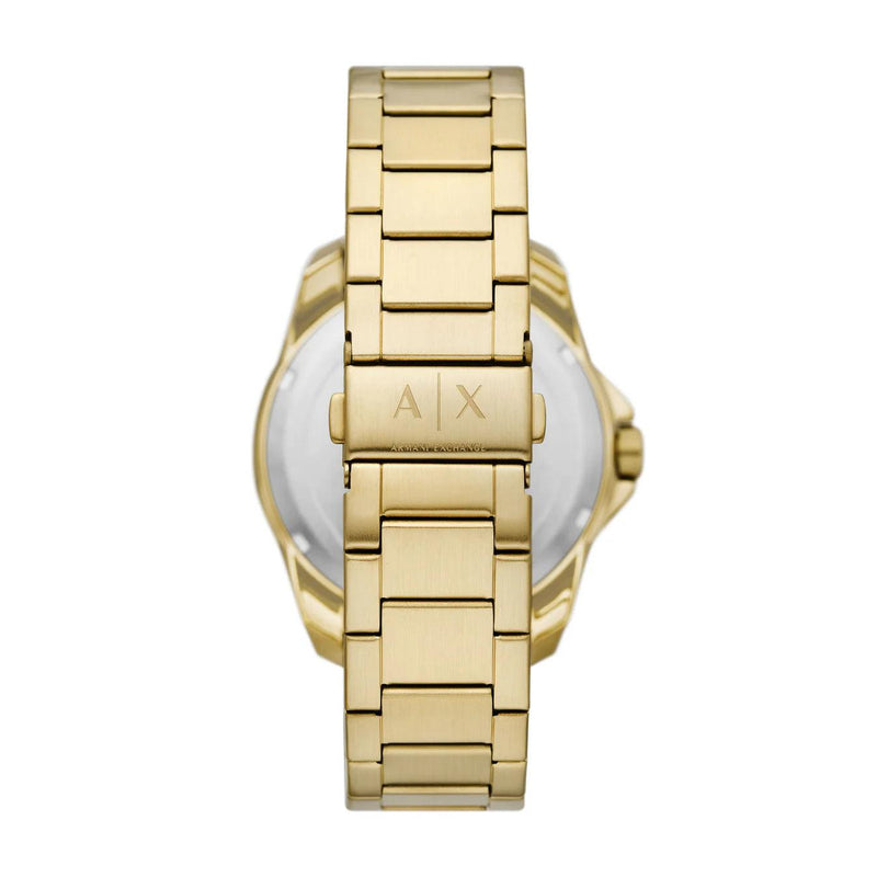 Armani Exchange AX1951 analog herrklocka med grön urtavla och armband i rostfritt stål