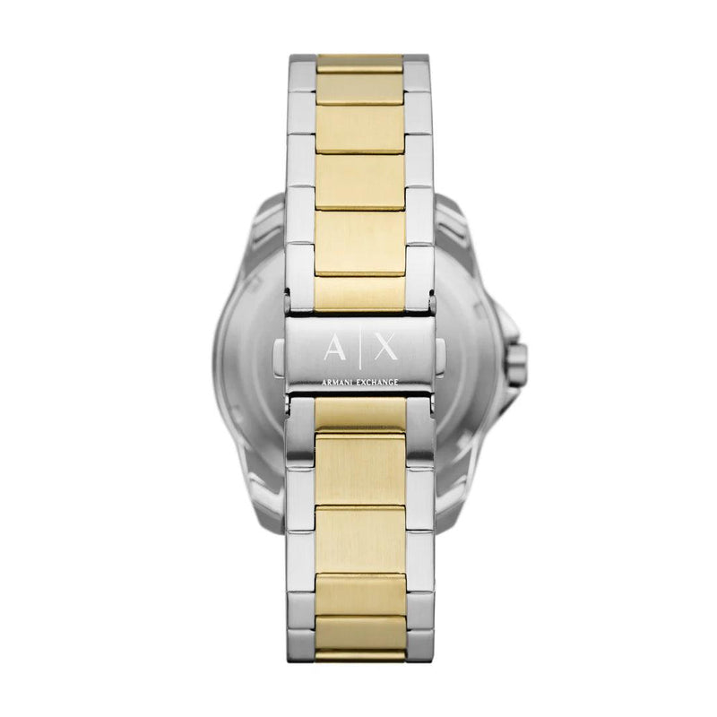 Armani Exchange AX1956 analog herrklocka med svart urtavla och armband i rostfritt stål