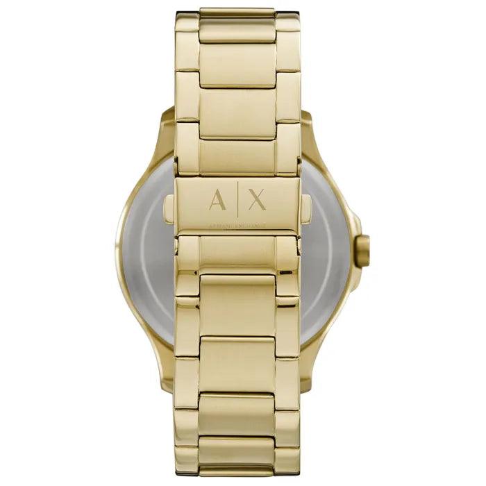 Armani Exchange Hampton AX2443 analog herrklocka med svart urtavla och armband i rostfritt stål