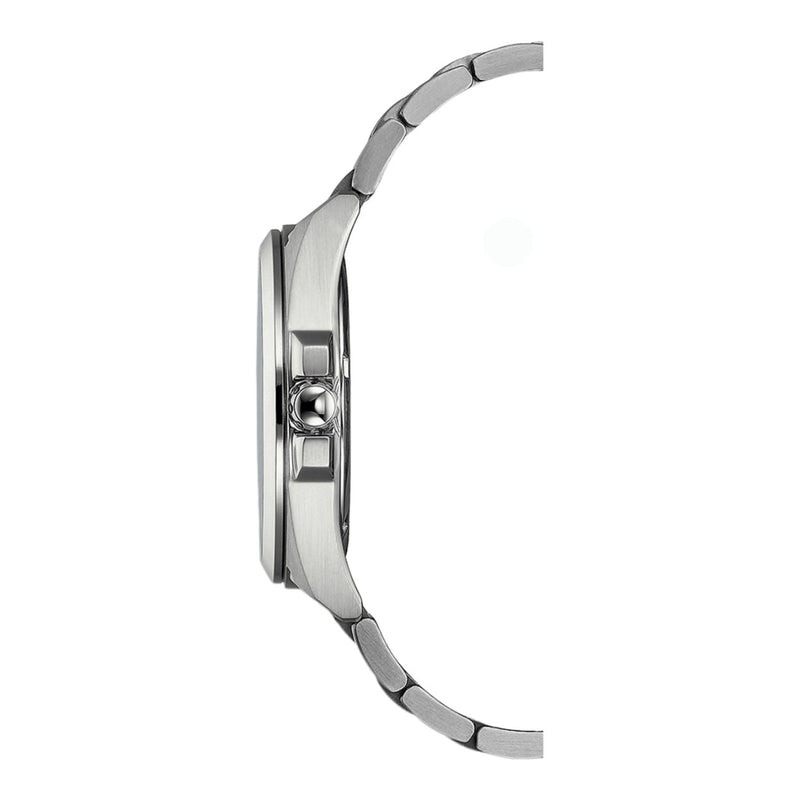 Citizen Eco-Drive BM7108-81L analog herrklocka med blå urtavla och armband i rostfritt stål