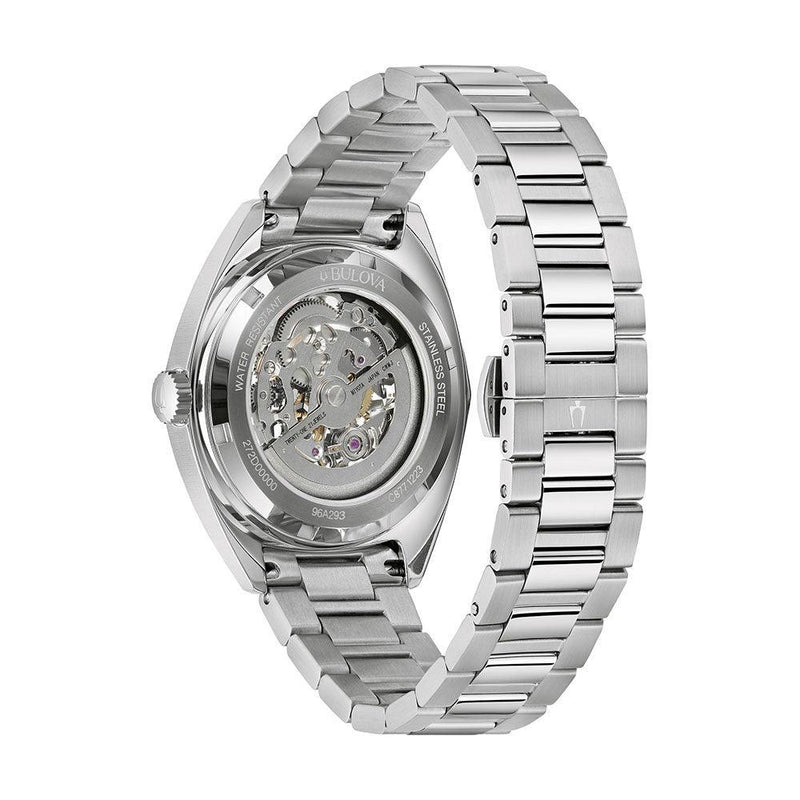 Bulova Classic 96A293 analog herrklocka med svart urtavla och armband i rostfritt stål