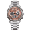 Citizen Promaster Sky Ø40mm CA4664-60X analog herrklocka med brun urtavla och armband i rostfritt stål