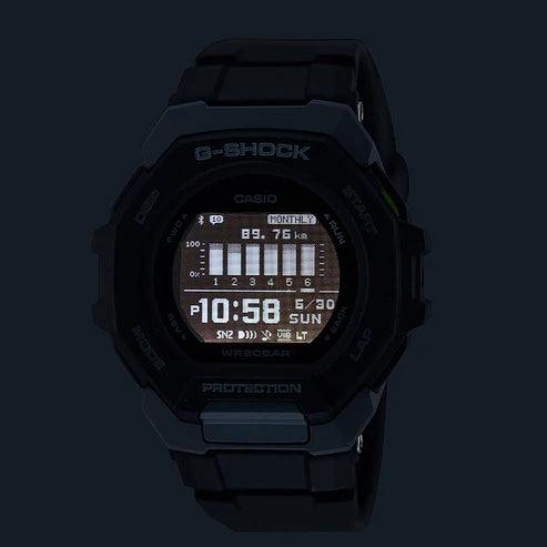 Casio G-Shock G-Squad GBD-300-1ER digital unisexklocka med svart urtavla och armband i resin