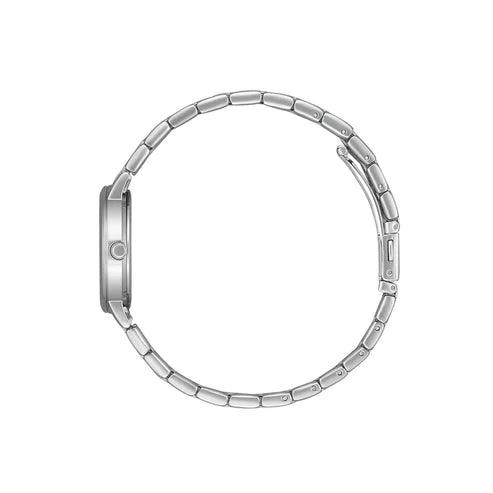 Citizen Sport EU6090-54A analog damklocka med vit urtavla och armband i rostfritt stål
