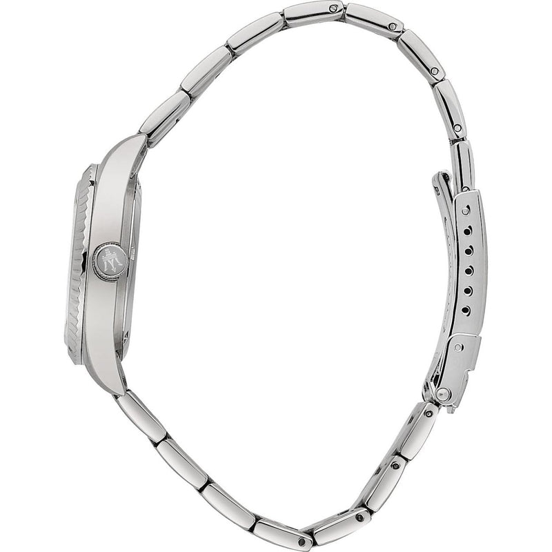 Maserati Competizione R8853100509 analog damklocka med rosa urtavla och armband i rostfritt stål