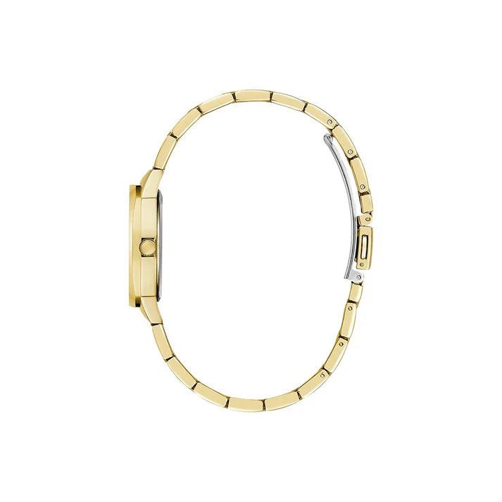 Guess Dress Charlotte GW0767L2 analog damklocka med vit urtavla och armband i rostfritt stål