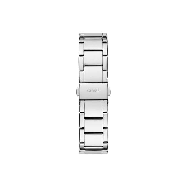 Guess Trend Petal GW0747L1 analog damklocka med silver urtavla och armband i rostfritt stål