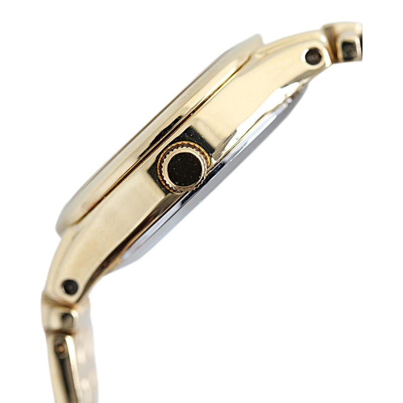 Citizen Elegance EW1262-55P analog damklocka med beige urtavla och armband i rostfritt stål