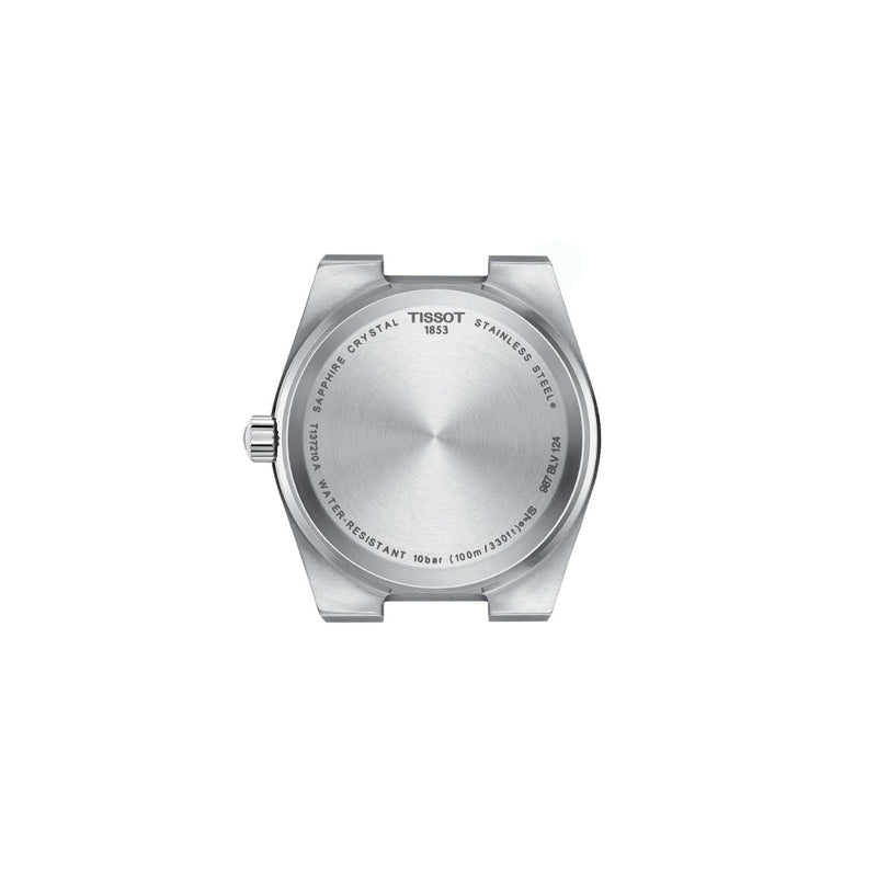 Tissot PRX T137.210.11.031.00 analog damklocka med silver urtavla och armband i rostfritt stål