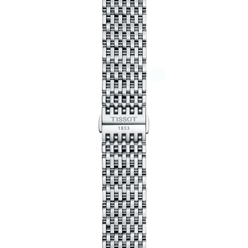 Tissot Everytime T143.410.11.041.00 analog herrklocka med blå urtavla och armband i rostfritt stål