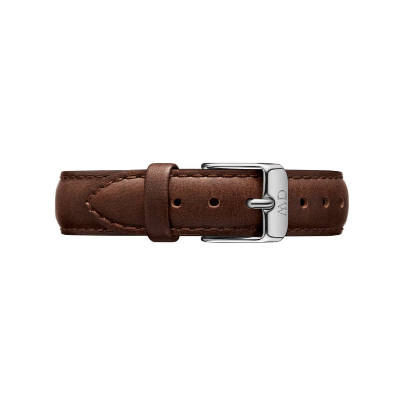 Daniel Wellington Classic Petite DW00100177 analog damklocka med svart urtavla och armband i läder