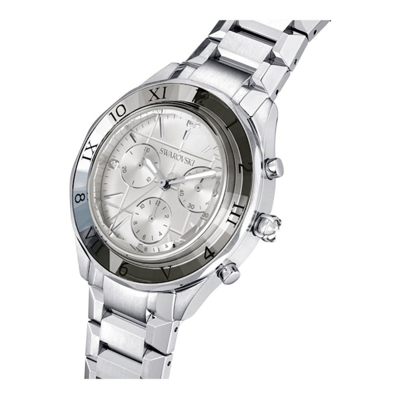 Swarovski Dextera 5641297 analog damklocka med silver urtavla och armband i rostfritt stål