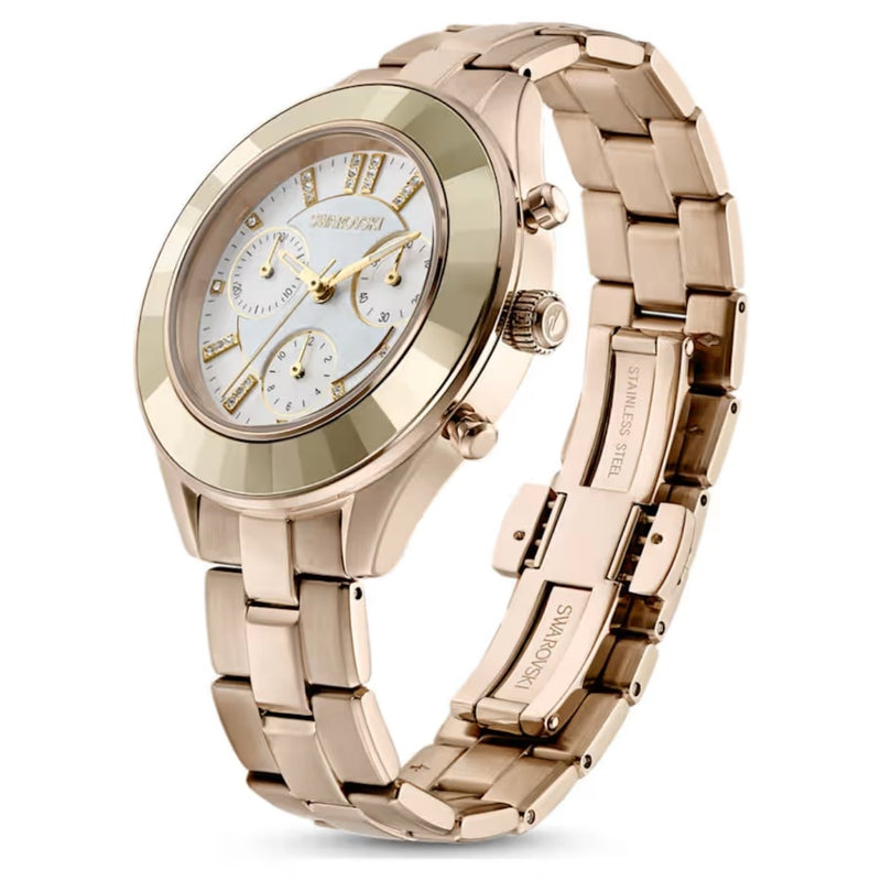 Swarovski Octea lux sport 5610517 analog damklocka med silver urtavla och armband i rostfritt stål