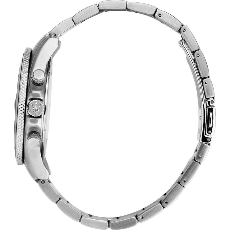 Maserati Competizione R8873600009 analog herrklocka med blå urtavla och armband i rostfritt stål