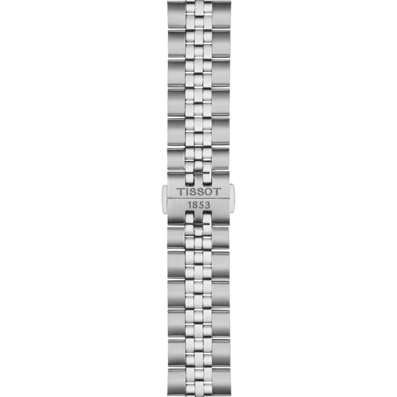 Tissot Ballade T156.410.11.091.00 analog herrklocka med grön urtavla och armband i rostfritt stål