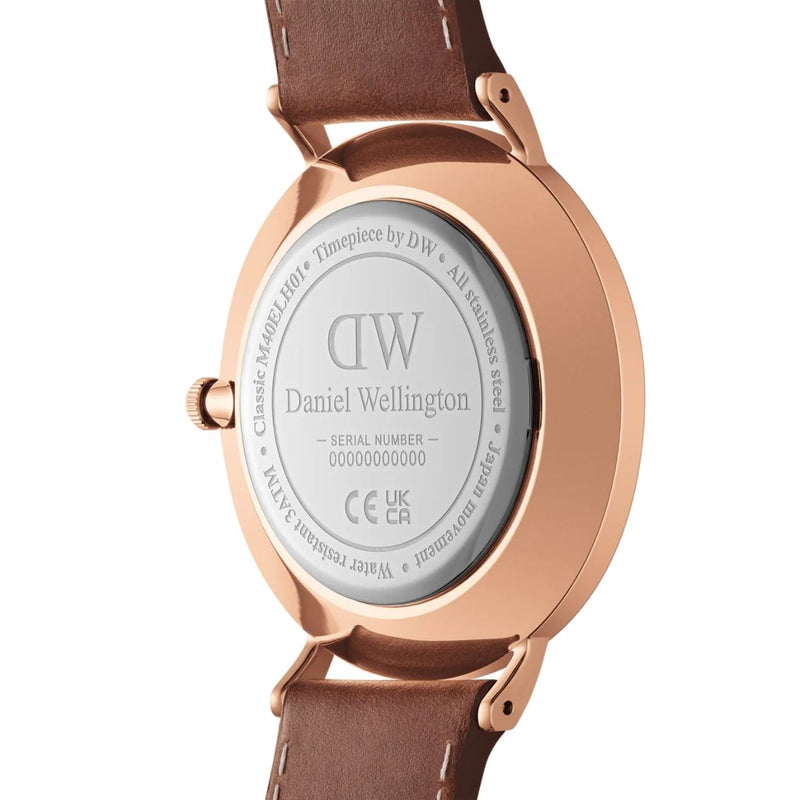 Daniel Wellington Classic Multi-Eye St Mawes DW00100708 analog herrklocka med blå urtavla och armband i läder
