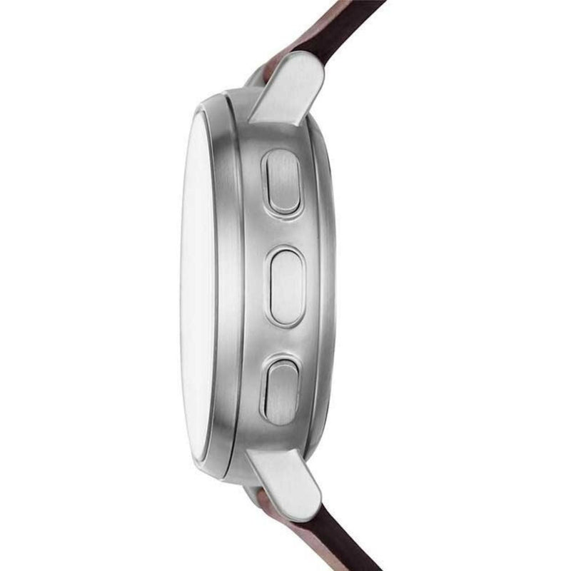 Skagen Signatur SKT1111 analog herrklocka med svart urtavla och armband i läder