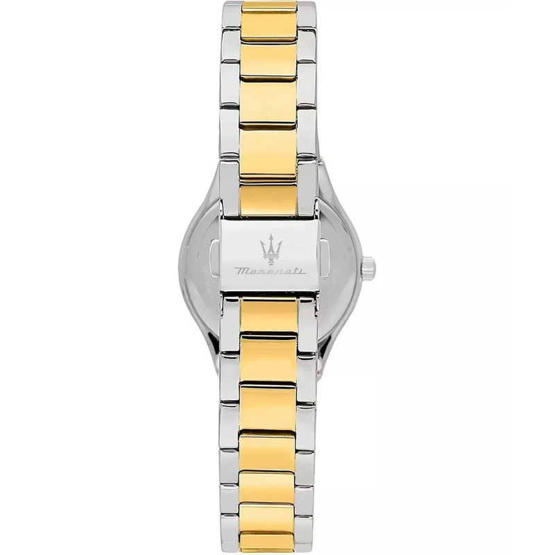 Maserati ATTRAZIONE R8853151505 analog damklocka med silver urtavla och armband i rostfritt stål