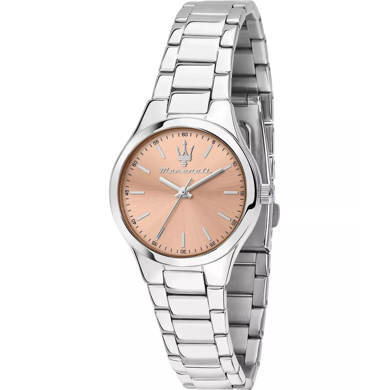 Maserati Attrazione R8853151507 analog damklocka med roséguld urtavla och armband i rostfritt stål