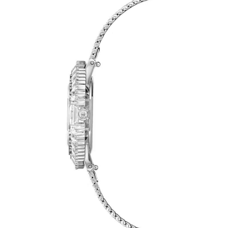 Swarovski Matrix octagon 5732498 analog damklocka med vit urtavla och armband i rostfritt stål