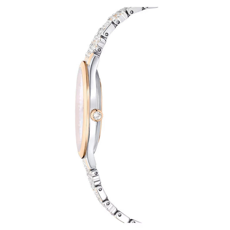 Swarovski Attract watch Damklocka 5649987 analog damklocka med vit urtavla och armband i rostfritt stål