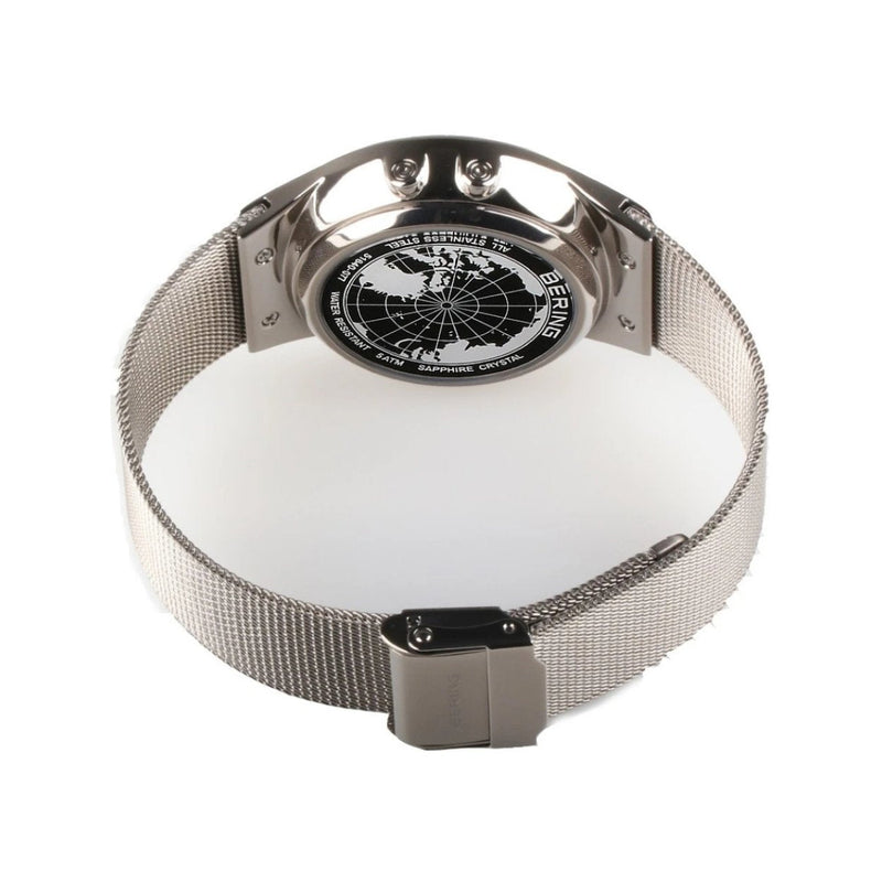 Bering Radio Controlled 51640-077 analog herrklocka med grå urtavla och armband i rostfritt stål