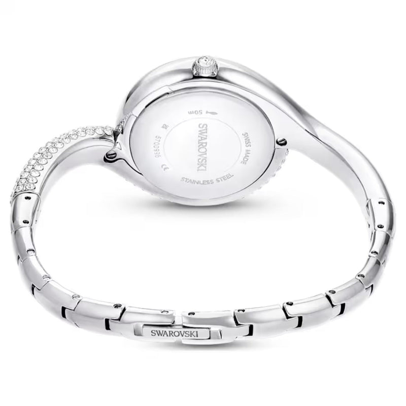 Swarovski Dextera asymmetric 5700996 analog damklocka med silver urtavla och armband i rostfritt stål