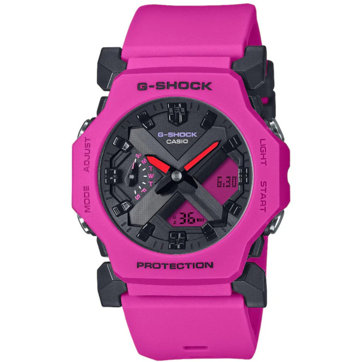 Casio G-Shock GA-2300-4AER ana-digi unisexklocka med svart urtavla och armband i resin