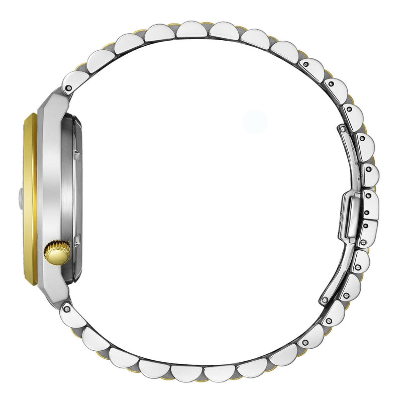 Citizen Tsuyosa 60 Automatic NK0024-54X analog unisexklocka med grön urtavla och armband i rostfritt stål