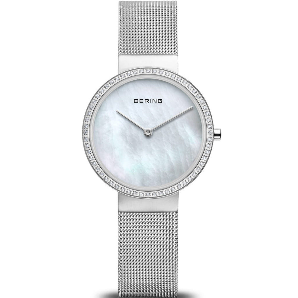 Bering Classic 14531-004 analog damklocka med pärlemor urtavla och armband i rostfritt stål