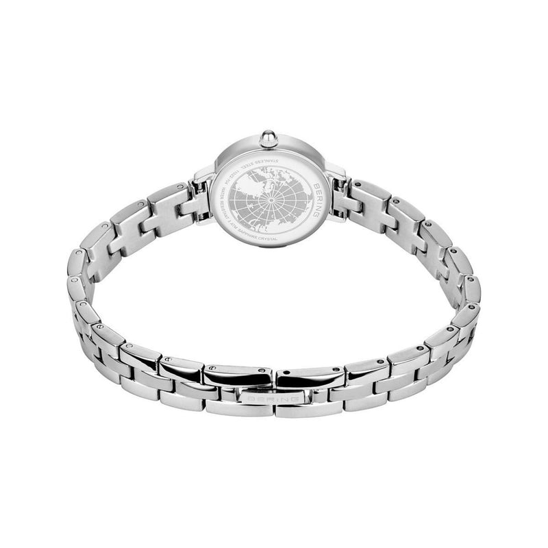Bering Classic 11022-704 analog damklocka med pärlemor urtavla och armband i rostfritt stål