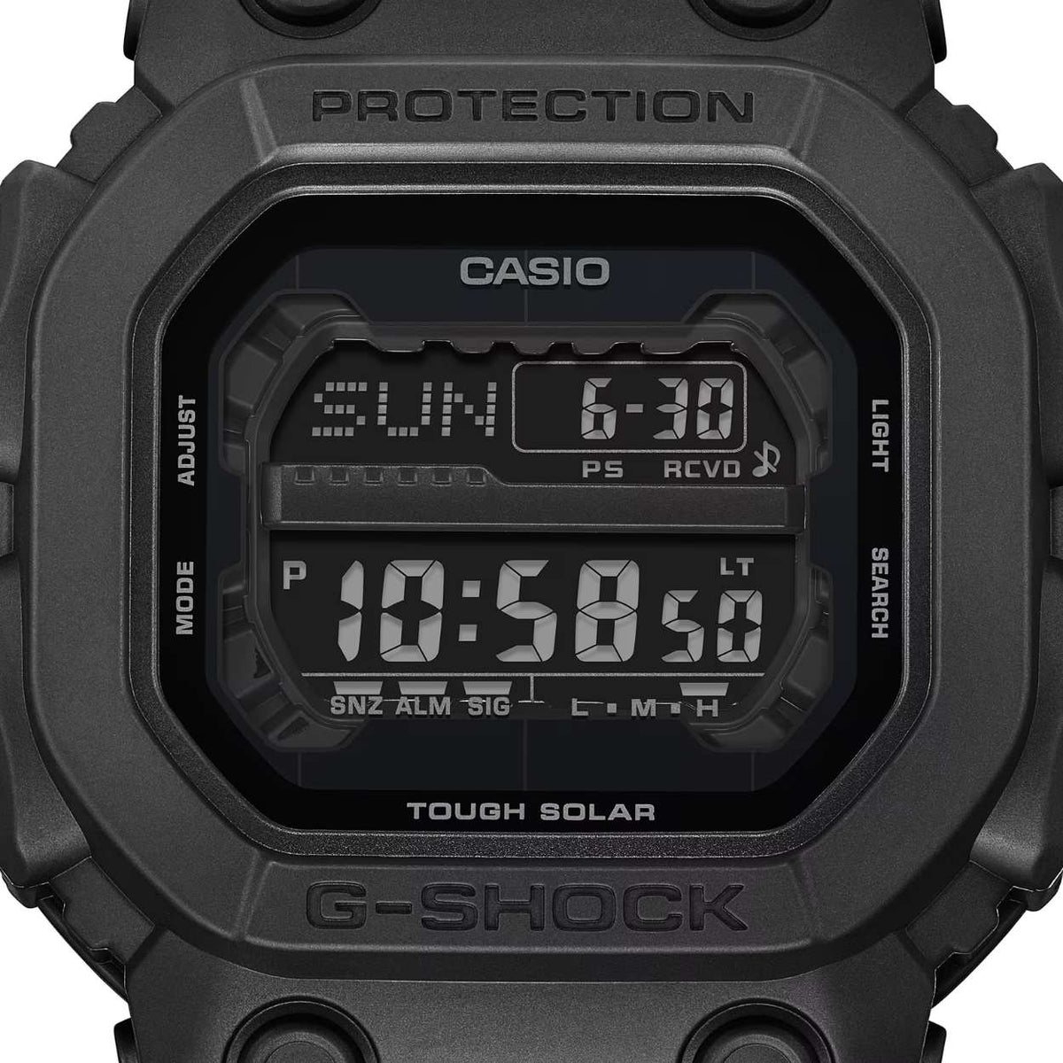 Casio G-Shock GX-56UBB-1ER digital herrklocka med svart urtavla och armband i resin