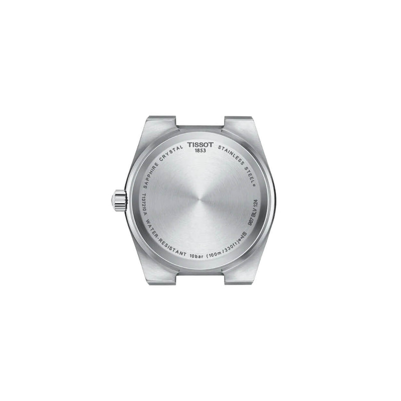 Tissot prx T137.210.11.041.00 analog herrklocka med blå urtavla och armband i rostfritt stål