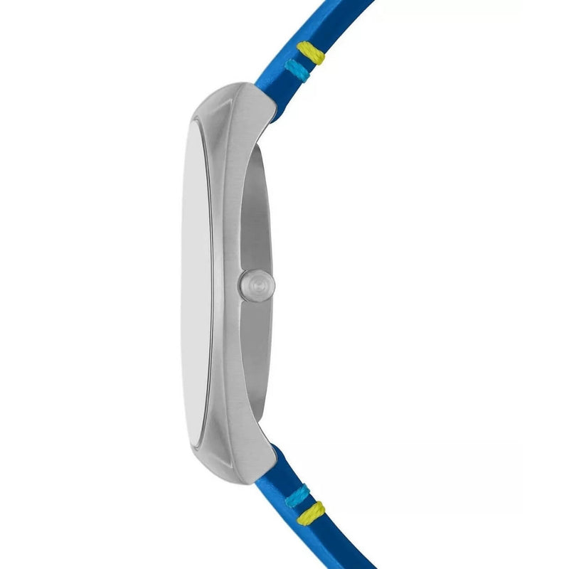 Skagen Grenen Solar Halo Ocean SKW6873 analog herrklocka med grå urtavla och armband i läder