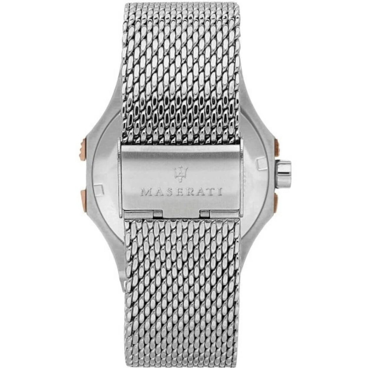 Maserati Potenza R8853108007 analog herrklocka med grå urtavla och armband i rostfritt stål