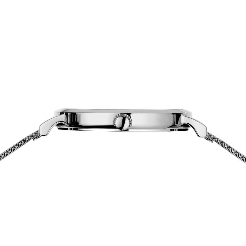Bering Classic 14134-005-GWP analog damklocka med turkos urtavla och armband i rostfritt stål