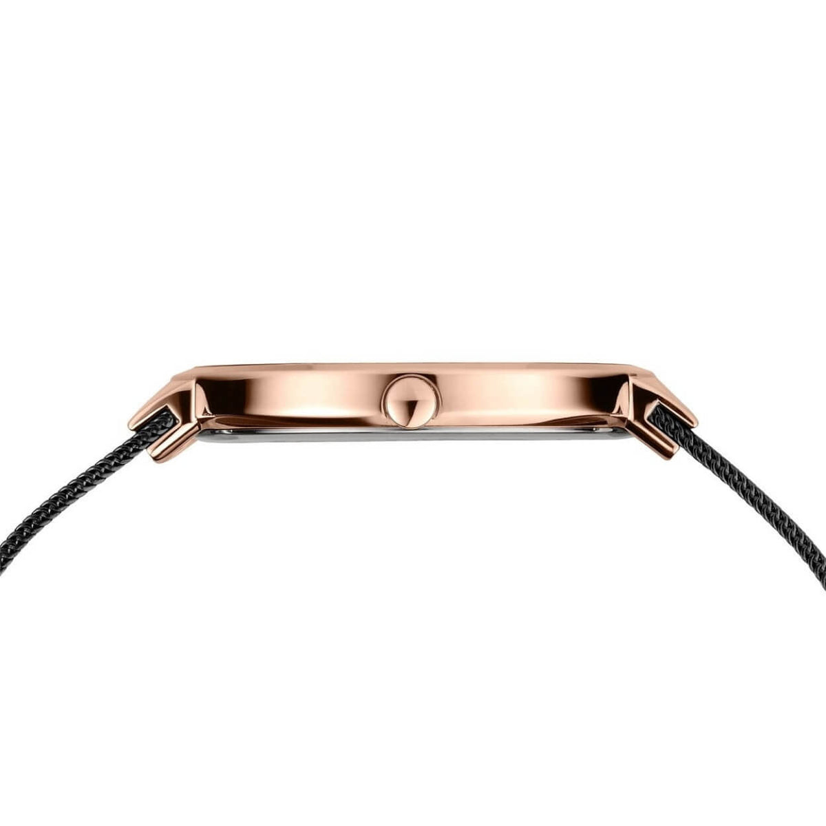 Bering Classic 14539-166 analog herrklocka med svart urtavla och armband i mesh