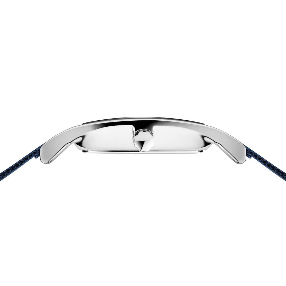 Bering Classic 10426-307-S analog damklocka med blå urtavla och armband i mesh