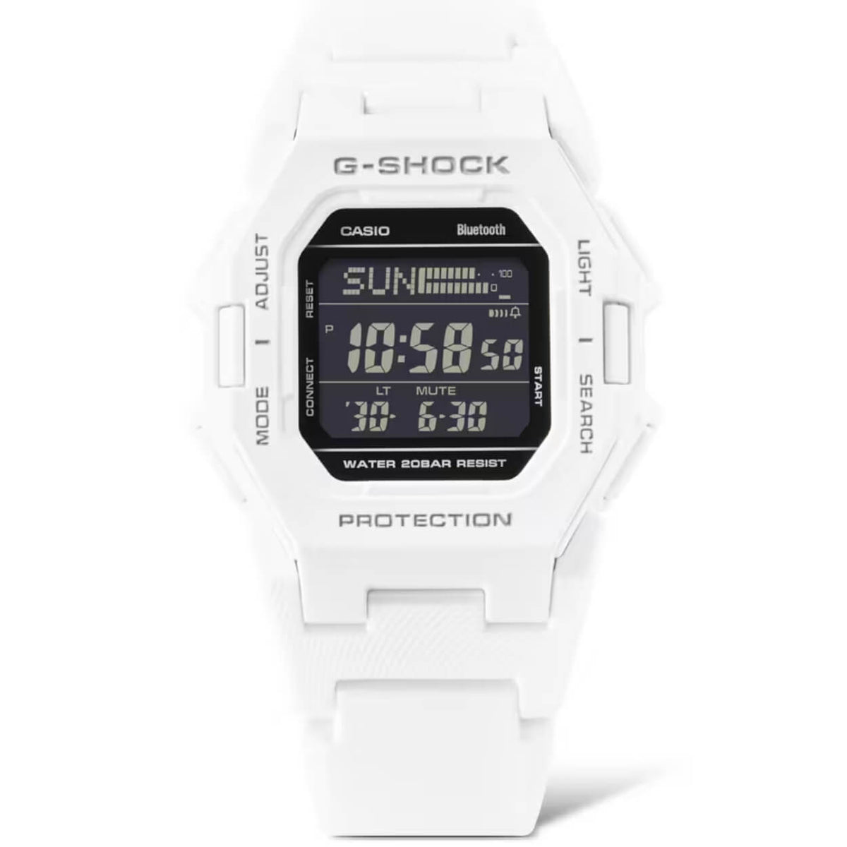Casio G-Shock GD-B500-7ER digital unisexklocka med svart urtavla och armband i resin