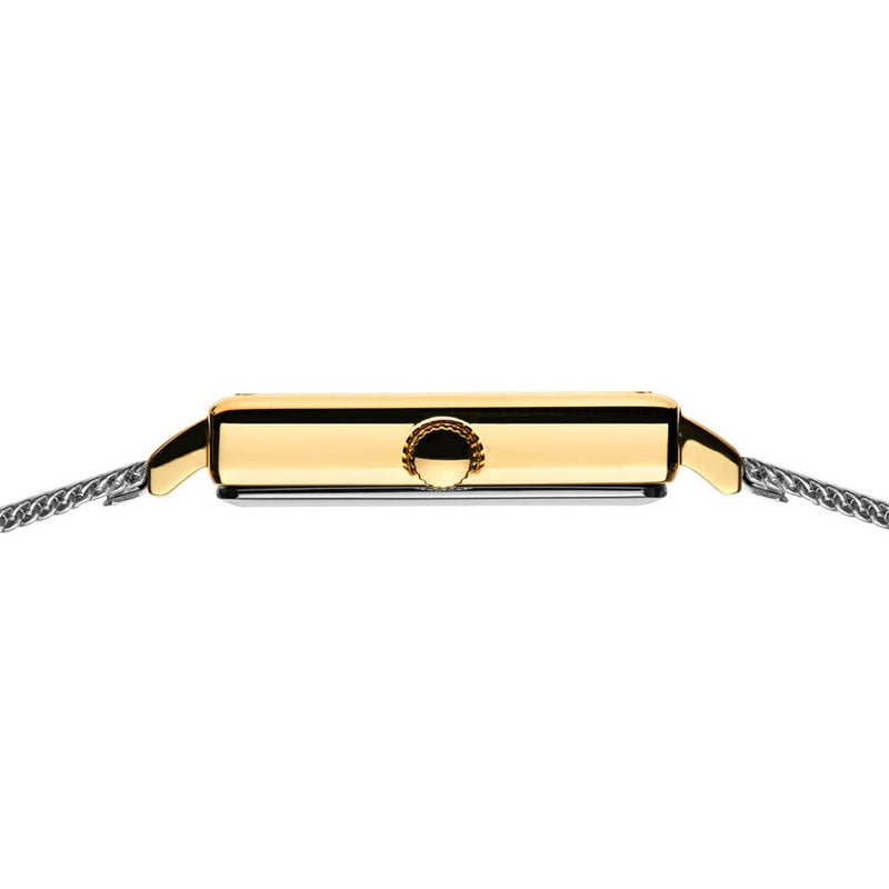 Bering Classic 18226-010 analog damklocka med vit urtavla och armband i rostfritt stål