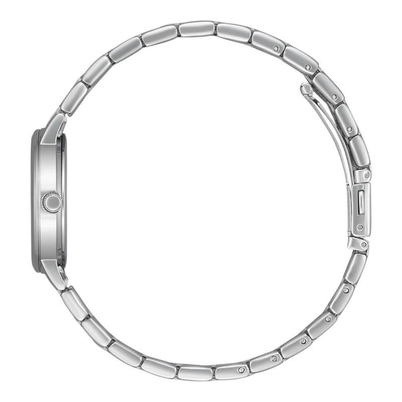 Citizen Sport Quarz EU6090-54L analog damklocka med blå urtavla och armband i rostfritt stål