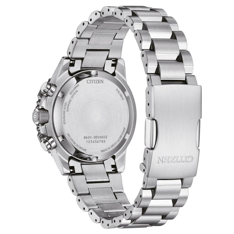 Citizen Promaster Sky CA4664-60X analog herrklocka med brun urtavla och armband i rostfritt stål