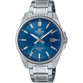 Casio Edifice EFV-150D-2AVUEF analog herrklocka med blå urtavla och armband i rostfritt stål