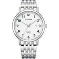 Citizen Classic BI5070-57A analog herrklocka med vit urtavla och armband i rostfritt stål