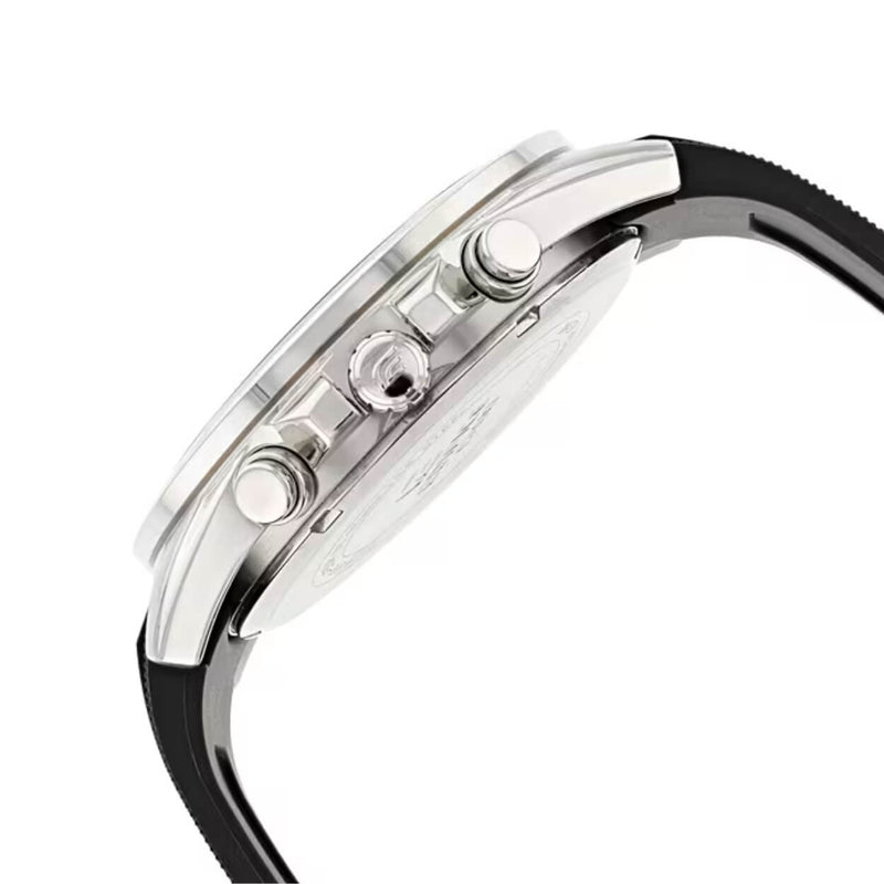 Casio Edifice EFV-550P-1AVUEF analog herrklocka med svart urtavla och armband i gummi