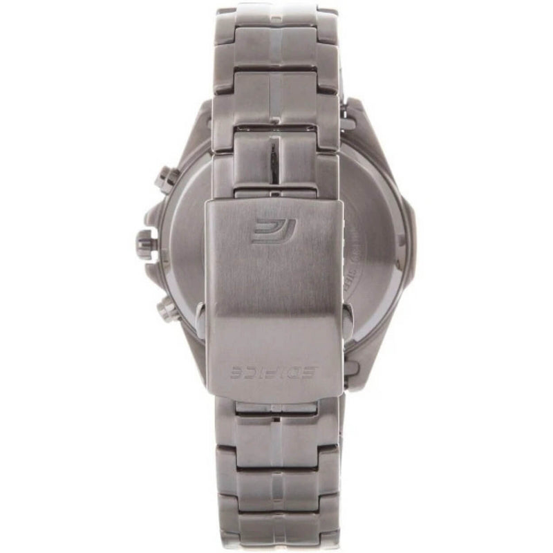 Casio Edifice Chronograph EFR-556D-1AVUEF analog herrklocka med grå urtavla och armband i rostfritt stål