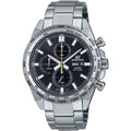 Casio Edifice EFR-574D-1AVUEF analog herrklocka med svart urtavla och armband i rostfritt stål