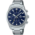 Casio Edifice Chronograph EFB-710D-2AVUEF analog herrklocka med blå urtavla och armband i rostfritt stål