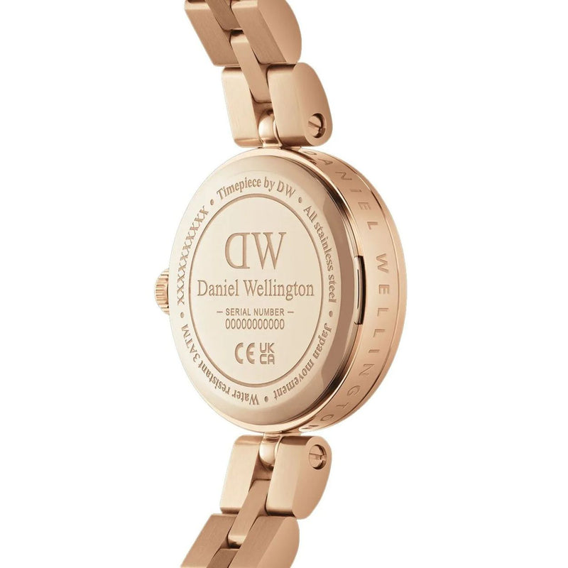 Daniel Wellington Elan Lumine DW00100739 analog damklocka med grön urtavla och armband i rostfritt stål