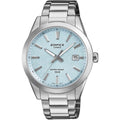 Casio Edifice EFV-160D-2BVEF analog herrklocka med turkos urtavla och armband i rostfritt stål
